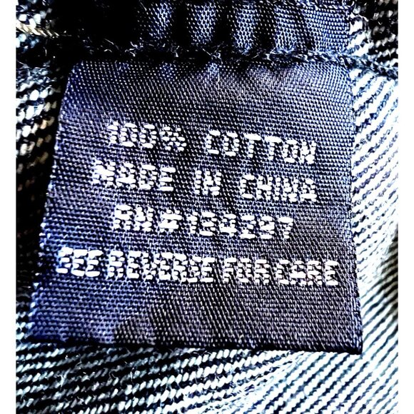 Blue Faith Women Plus Size 2X Button Crop Cotton Denim Blue Jean Jacket Pockets - Picture 12 of 13